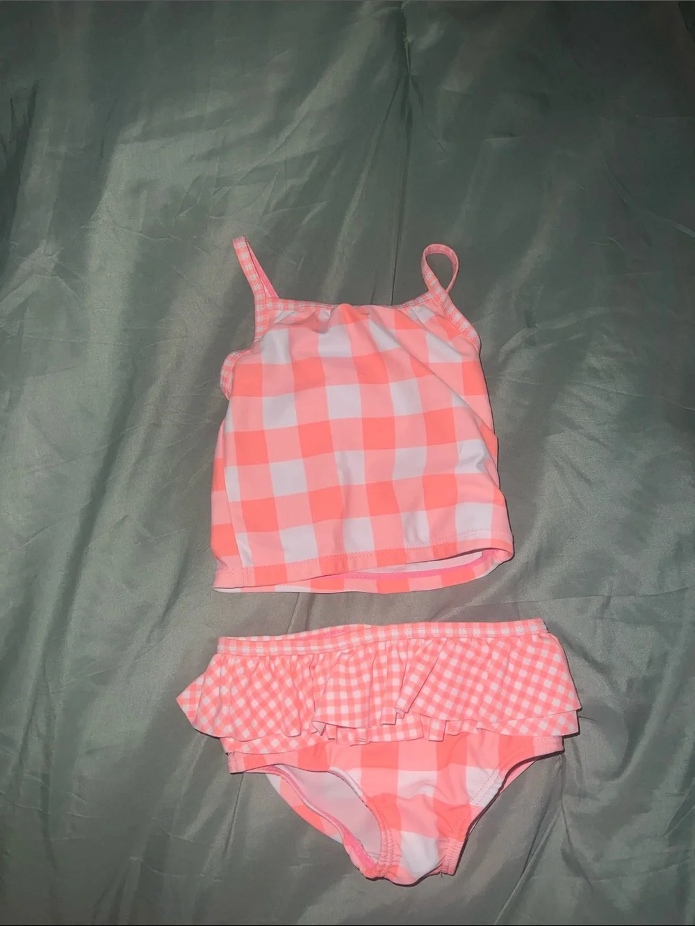Carter’s CoralGingham Tankini Set - Baby Girls 9 months